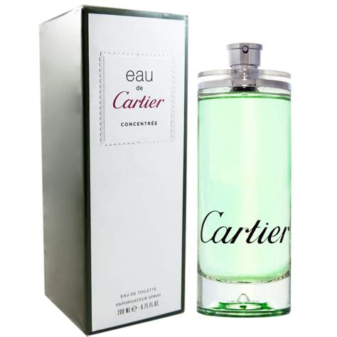 eau de cartier concentrée 200 ml|santos De Cartier concentree men.